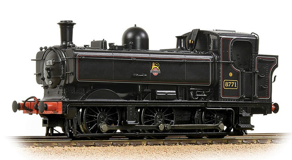 32-205A GWR 8750 Pannier Tank 8771 BR Lined Early Crest