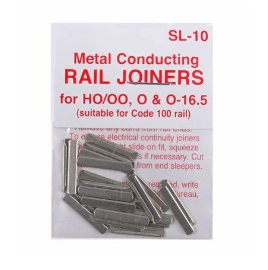 Peco Streamline SL-10 Code 100 Metal conductive Rail joiners
