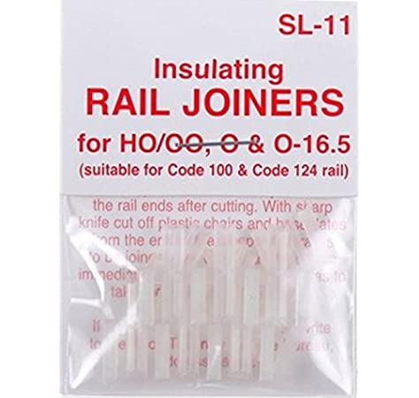 SL-11 Insulated Rail Joiners HO/OO, O, O-16.5