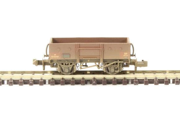 Graham Farish 377-955 13T High sided steel open wagon BR Bauxite (Early) (Weathered)
