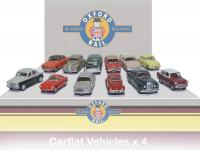 OR76CPK002 Carflat Pack 1970's Cars (Set Of 4)