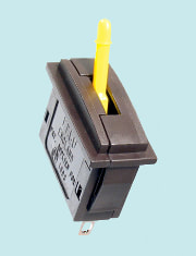 Pl-26Y Passing contact switch for turnout motors (Yellow lever)