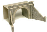 PN142 - Metcalfe Models -  Stone Tunnel Entrances Double Track - N Scale