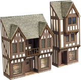 PN190 - Metcalfe Models - Low Relief Timber Framed Shop Fronts - N scale