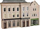 PN971 - Metcalfe Models Kit - N Low Relief Bank & Shop - N Scale