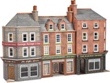 PN972 - Metcalfe Models Kit - N Low Relief Pub & Shops - N Scale