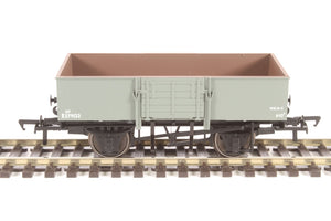 38-330 13T high sided steel wagon with smooth sides & wooden doors in BR late grey