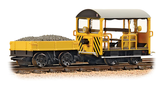 Bachmann 32-993 Wickham Trolley Car Engineers Yellow With Wasp Stripes